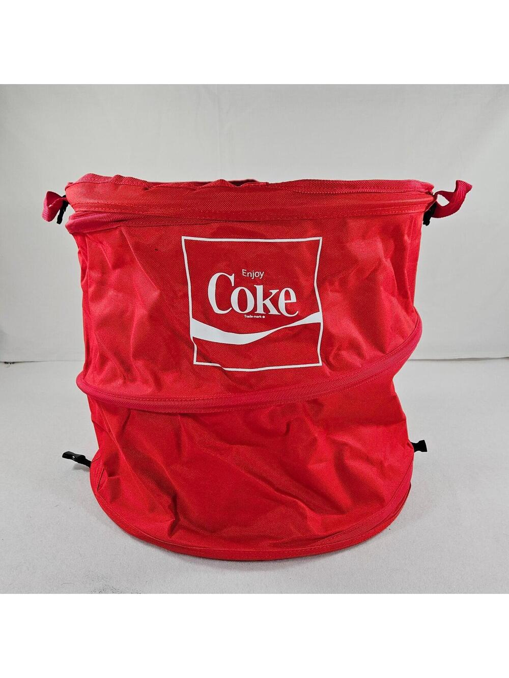 Coca Cola Collapsible Cooler Bucket Red Insulated Pop Up Bag